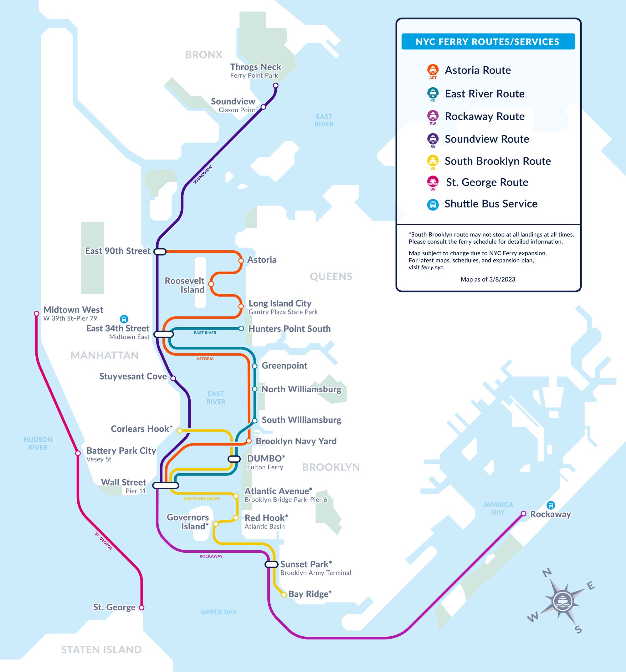 Commentary: New NYC Ferry Service Must link Staten Island and Brooklyn